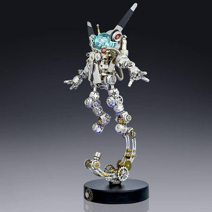 Estrelik™ | COSMIC GUARDIAN 3D Metal Astronaut Rabbit Model Kit