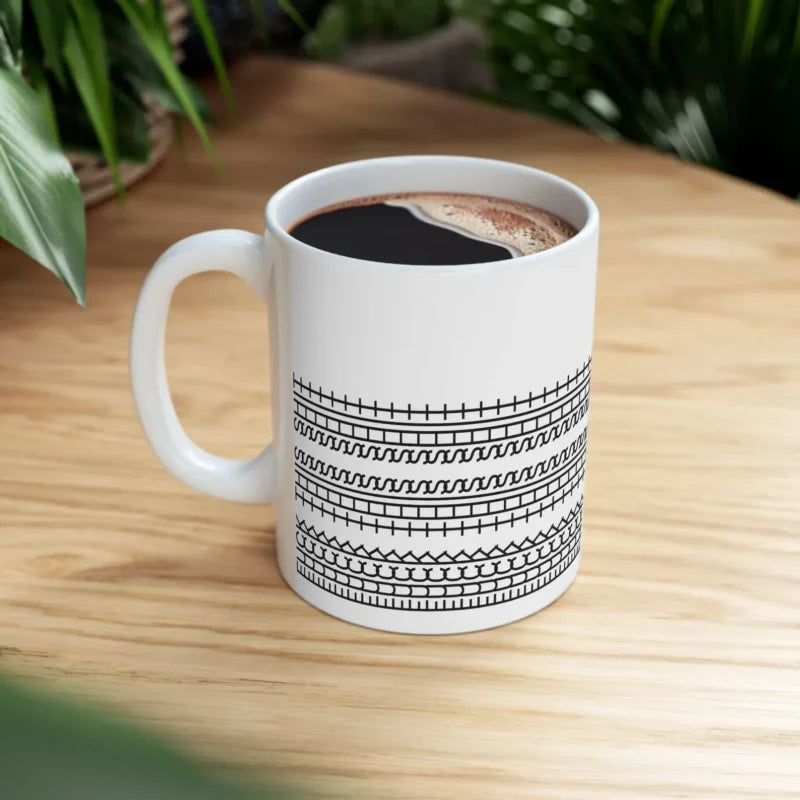 Hidden Message Ceramic Mug – Sophistication Meets Humor