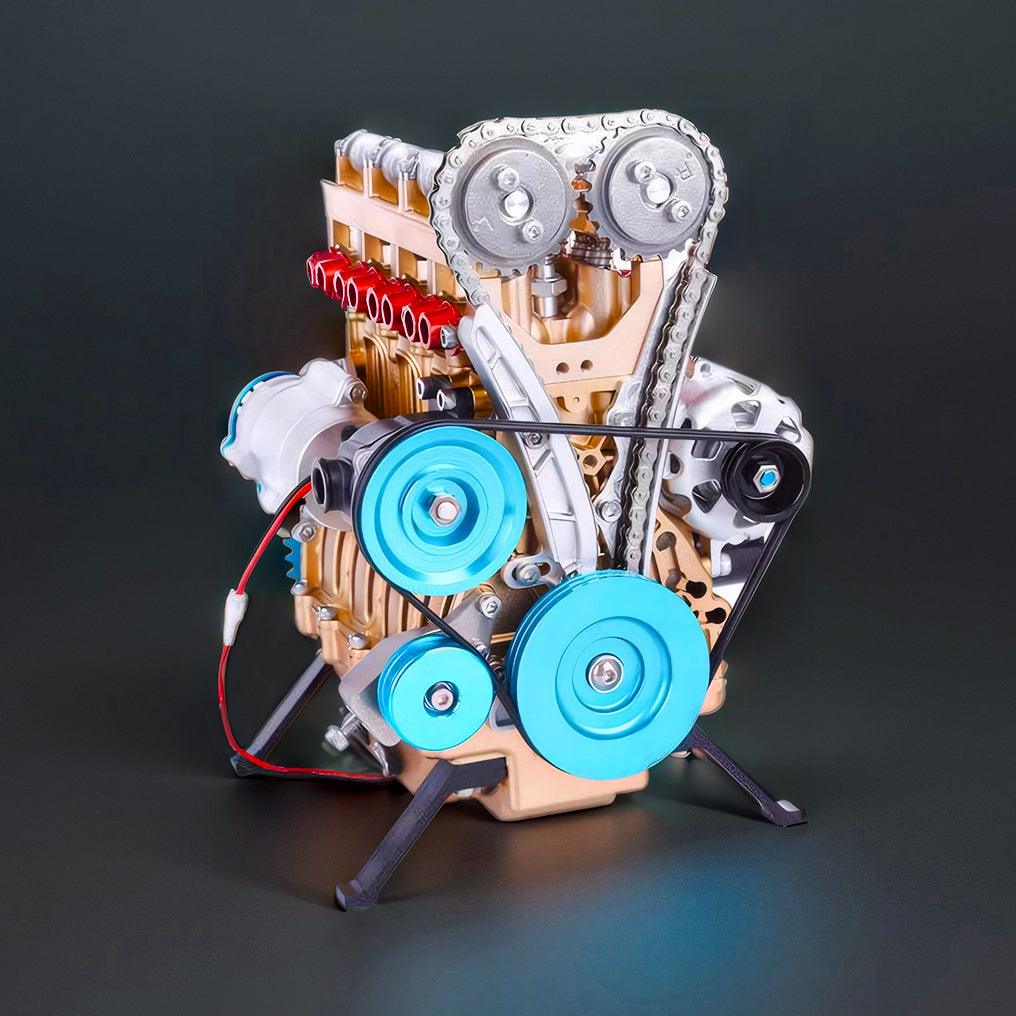 Estrelik™ | DIY Full Metal 4 Cylinder Car Engine Assembly Kit