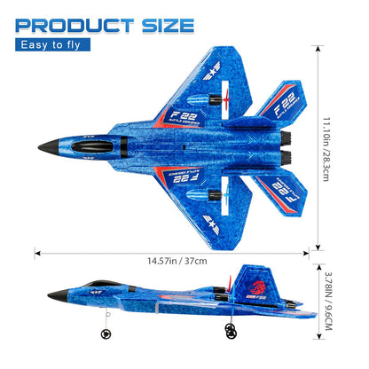 F22 RC Fighter Jet Foam Airplane with 150m Range