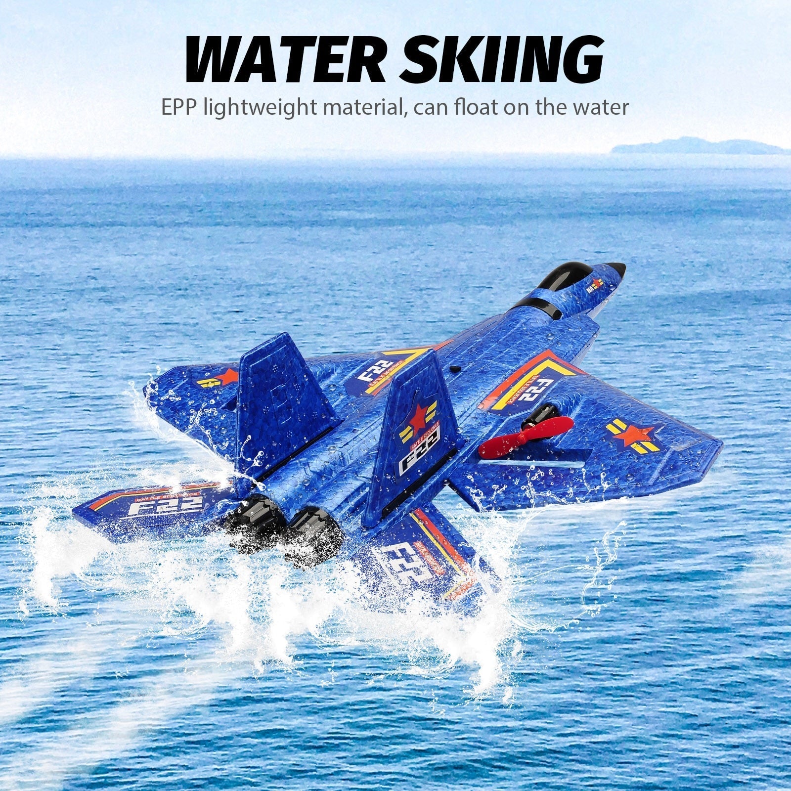 F22 RC Fighter Jet Foam Airplane with 150m Range