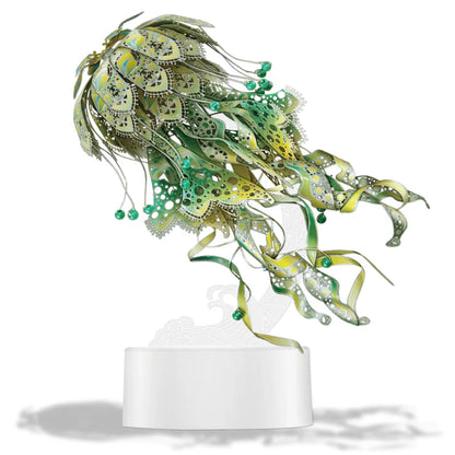 Estrelik™ | 3D Metal Puzzle Jellyfish Kit - 61 Piece Stainless Steel DIY Assembly Model Building Set for Adults