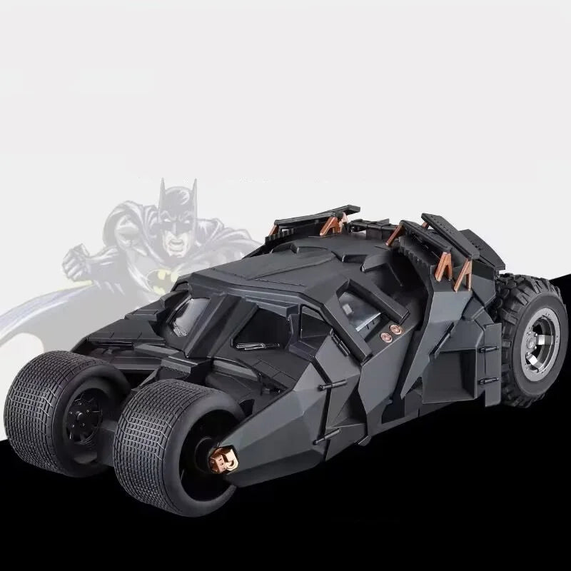 Estrelik™ | 1/18 Classic Batman Movies Car 2008 Batmobile Alloy Diecast Metal Toy Race Car Model Sound Light Kids Gifts