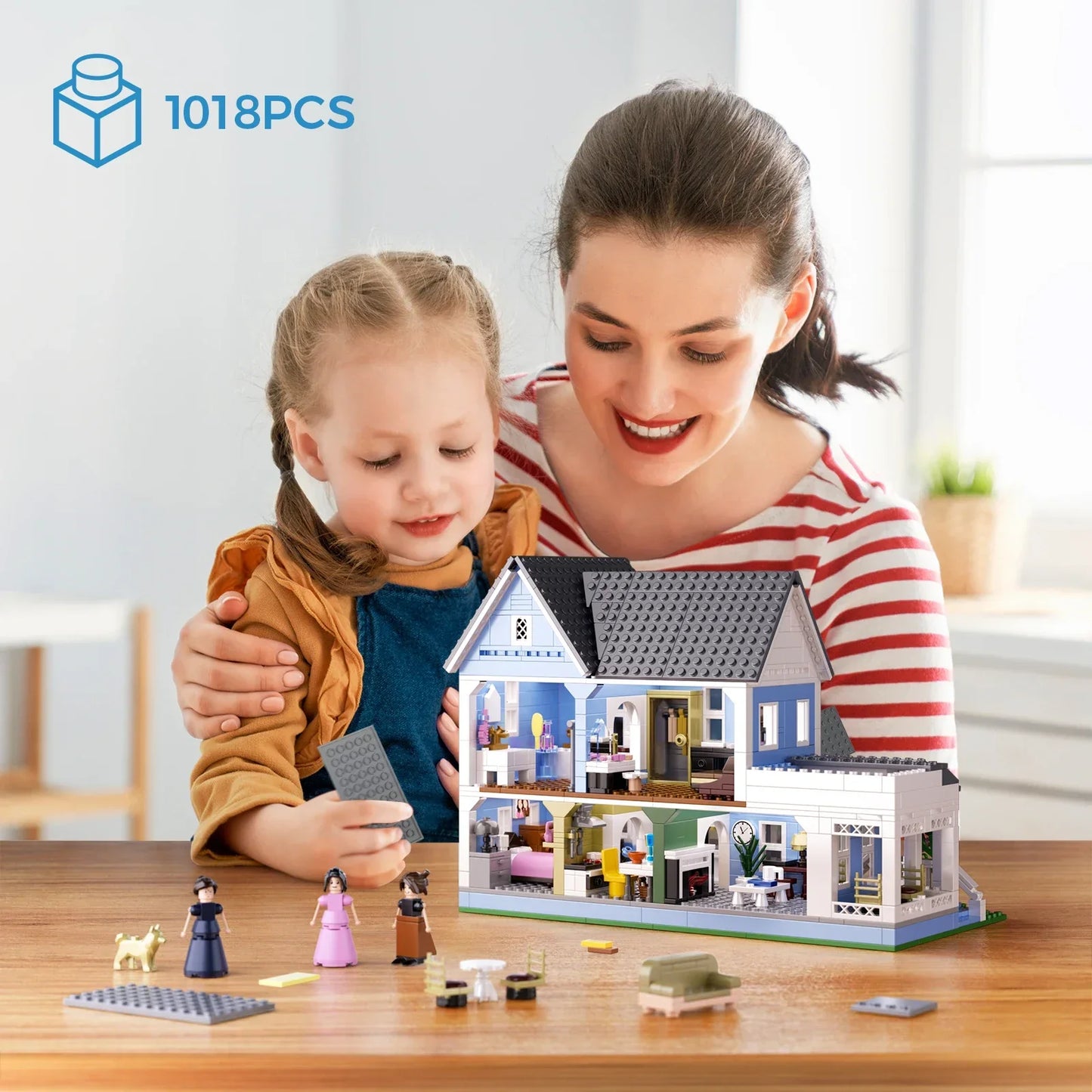 Estrelik™ | Gilmore Girls House Building Set - Compatible with Lego, Gift and Collectible Decoration for Family TV Fans