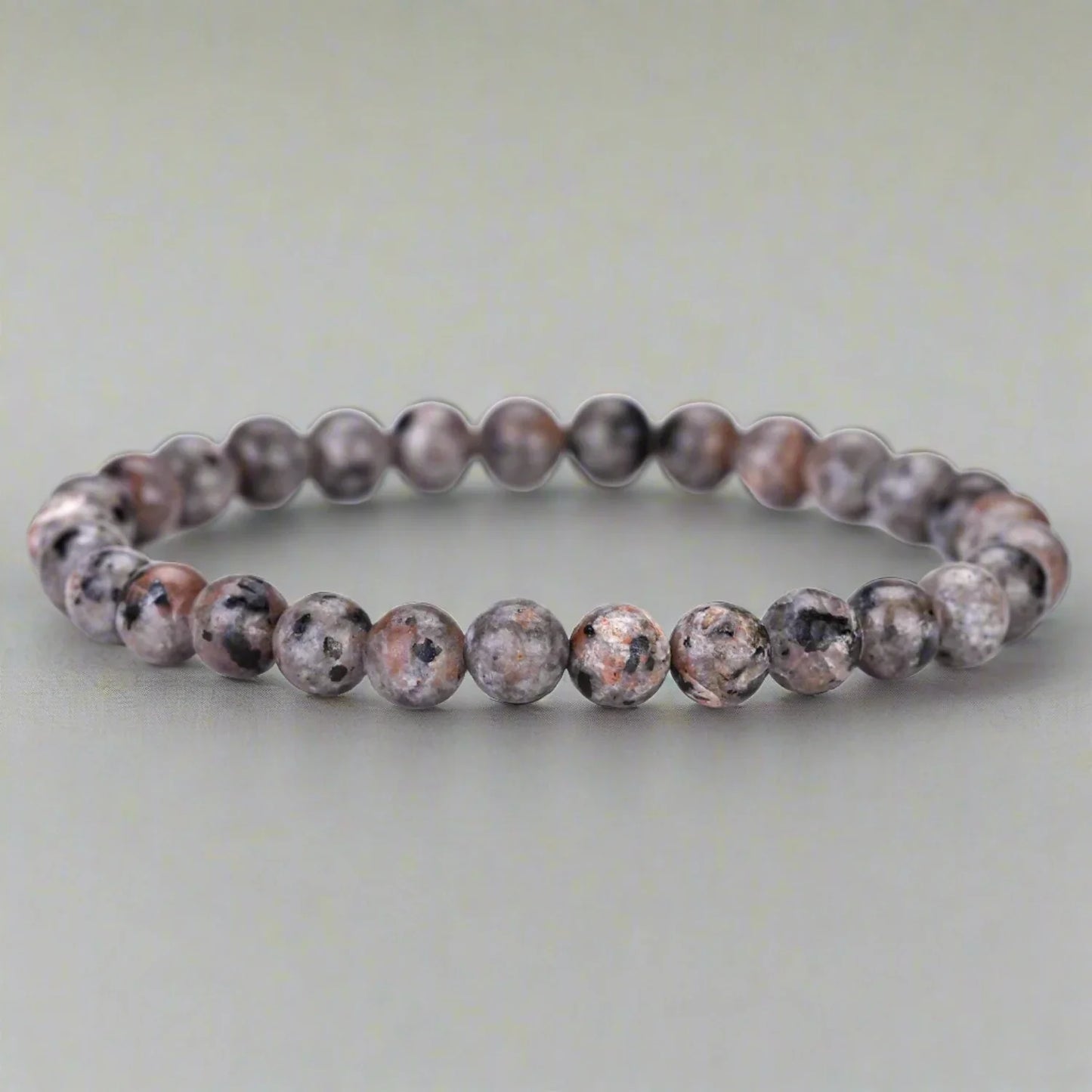 Genuine Yooperlite Firestone Stretch Bead Bracelet – UV Reactive Stone