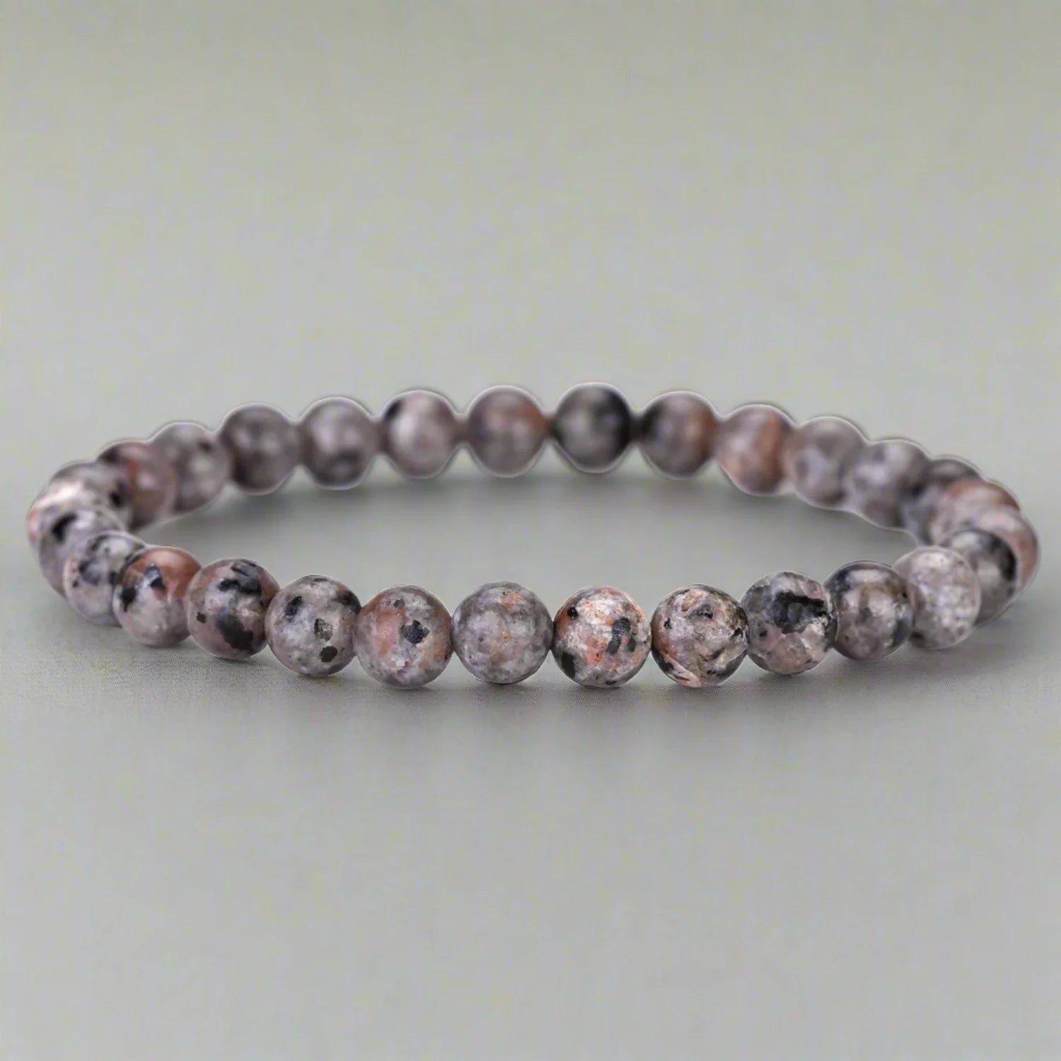 Genuine Yooperlite Firestone Stretch Bead Bracelet – UV Reactive Stone