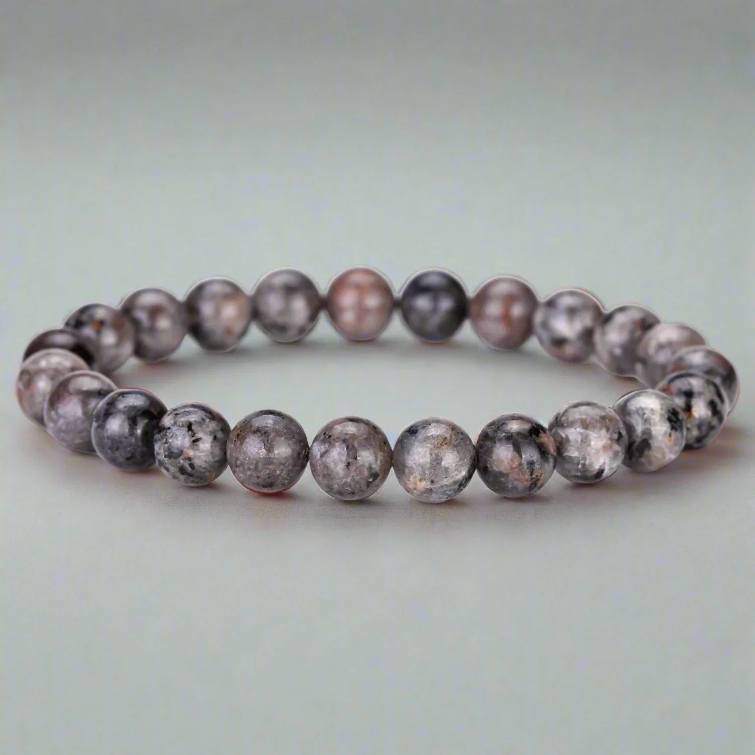 Genuine Yooperlite Firestone Stretch Bead Bracelet – UV Reactive Stone