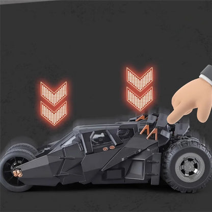 Estrelik™ | 1/18 Classic Batman Movies Car 2008 Batmobile Alloy Diecast Metal Toy Race Car Model Sound Light Kids Gifts