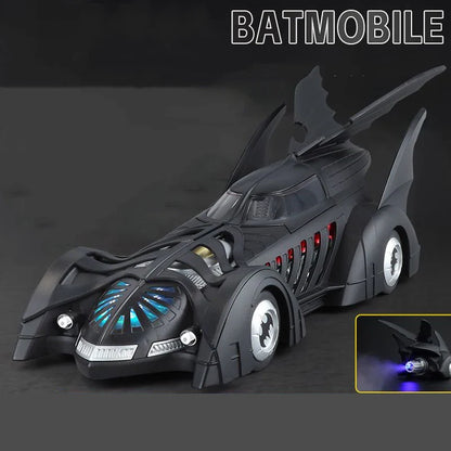 Estrelik™ | 1/18 Classic Batman Movies Car 2008 Batmobile Alloy Diecast Metal Toy Race Car Model Sound Light Kids Gifts