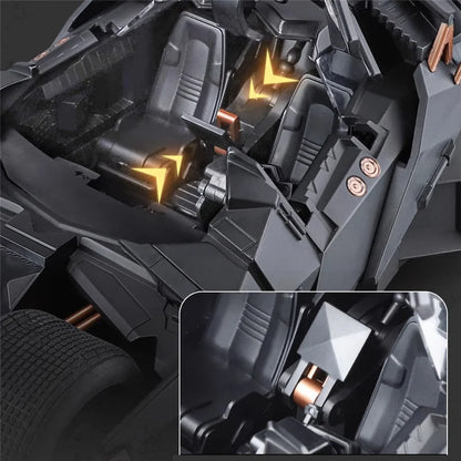 Estrelik™ | 1/18 Classic Batman Movies Car 2008 Batmobile Alloy Diecast Metal Toy Race Car Model Sound Light Kids Gifts