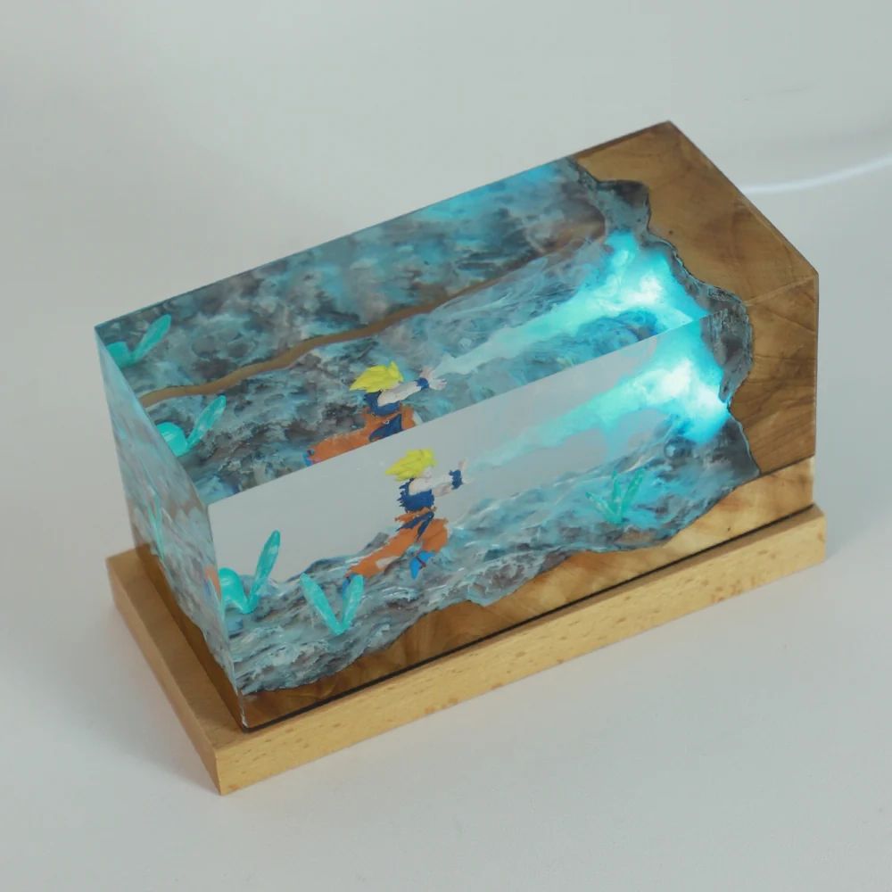 Dragon Ball Z Kakarot Resin RGB Night Light Desktop Decoration