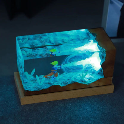 Dragon Ball Z Kakarot Resin RGB Night Light Desktop Decoration