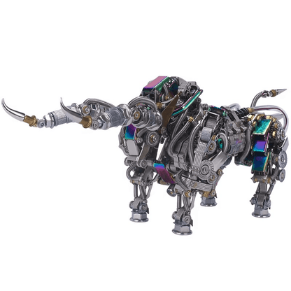 Estrelik™ | DIY 3D Metal Mechanical Bull Animal Model Assembly Kit 1087Pcs