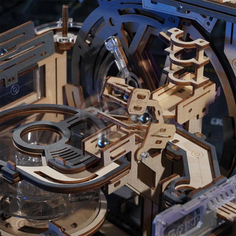Estrelik™ | Cosmic Marble Labyrinth - 3D Wooden Mechanical Model Kit