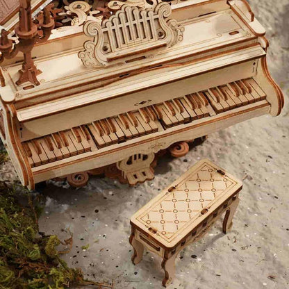 Estrelik™ | Grand Symphony Piano Mechanical Music Box 3D Wooden Puzzle