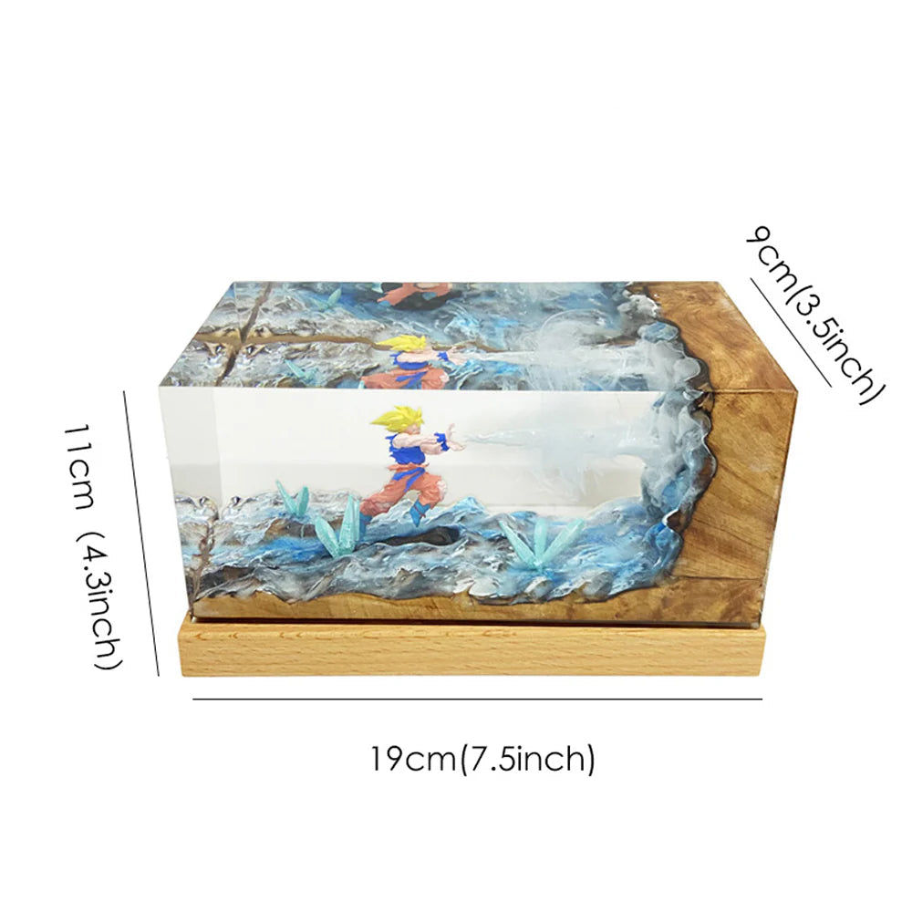 Dragon Ball Z Kakarot Resin RGB Night Light Desktop Decoration