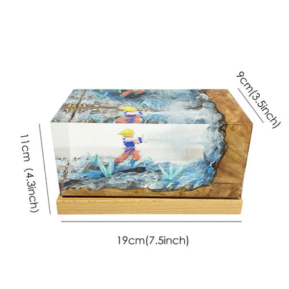 Dragon Ball Z Kakarot Resin RGB Night Light Desktop Decoration