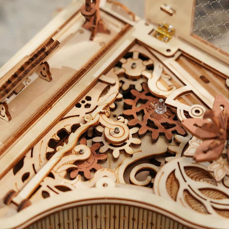 Estrelik™ | Grand Symphony Piano Mechanical Music Box 3D Wooden Puzzle