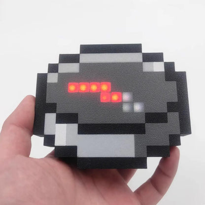 Brújula Minecraft Pixelada Real: Guía de Aventura para Fans y Gamers