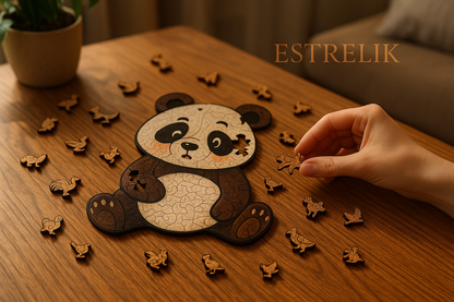 Estrelik Clumsy Panda Puzzle Lifestyle
