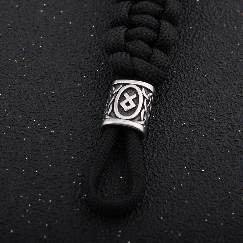 Viking Mjolnir Strength Bracelet Solid Stainless Steel Rope Cord