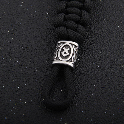 Viking Mjolnir Strength Bracelet Solid Stainless Steel Rope Cord
