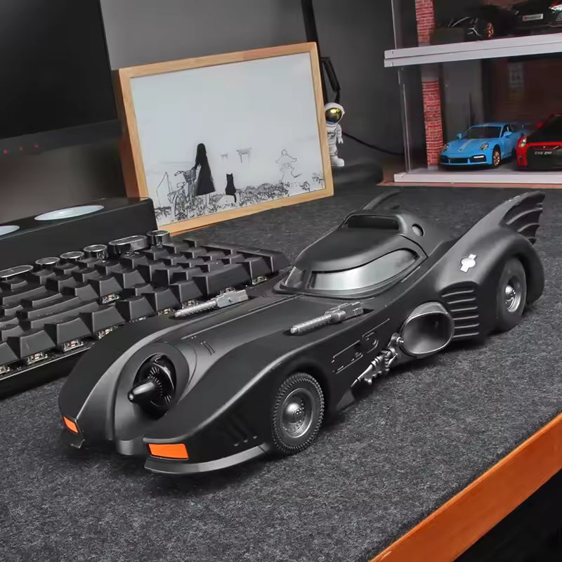 Estrelik™ | 1/18 Classic Batman Movies Car 2008 Batmobile Alloy Diecast Metal Toy Race Car Model Sound Light Kids Gifts