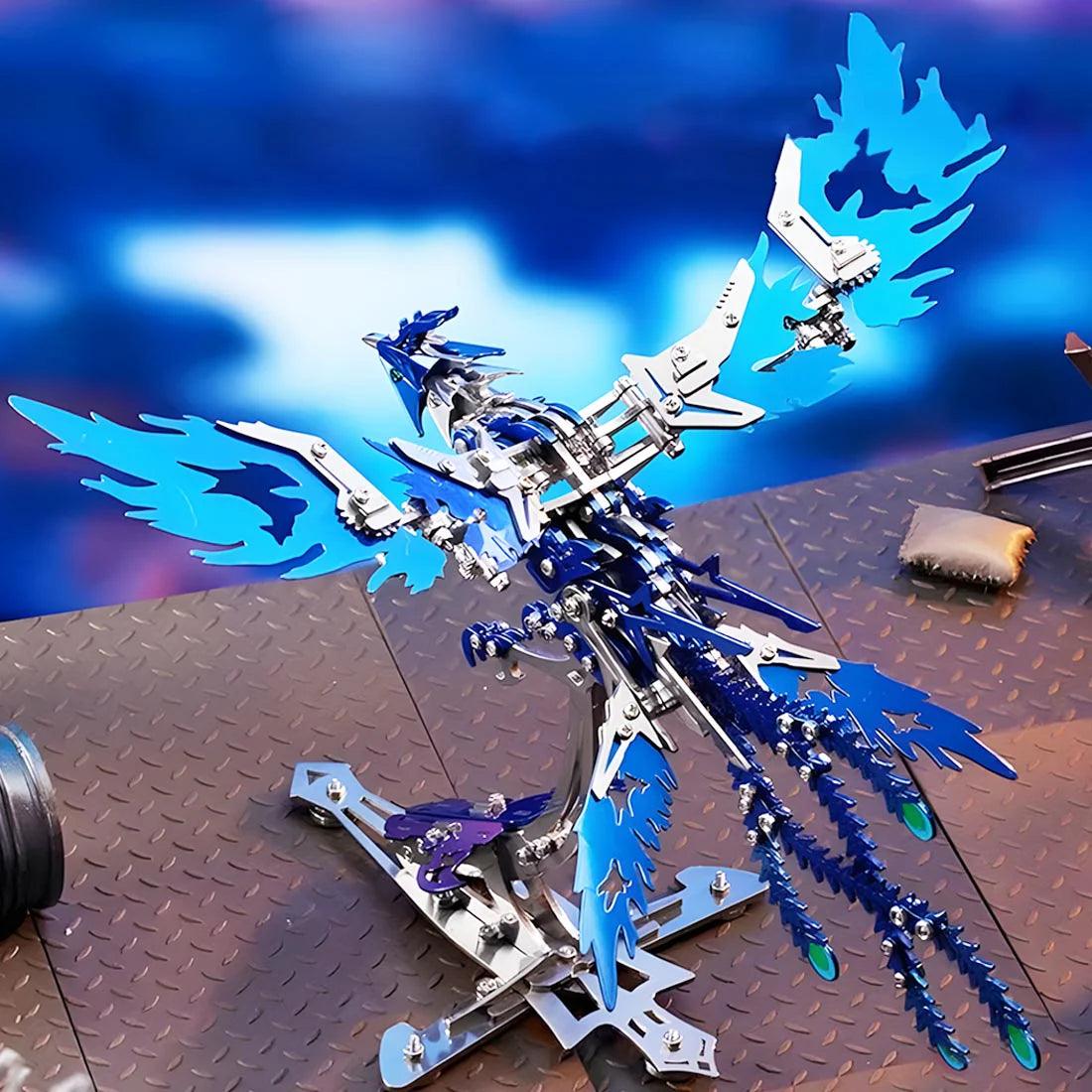 Estrelik™ | Phoenix Rising 3D Mechanical Stainless Steel Bionic Assembly Kit