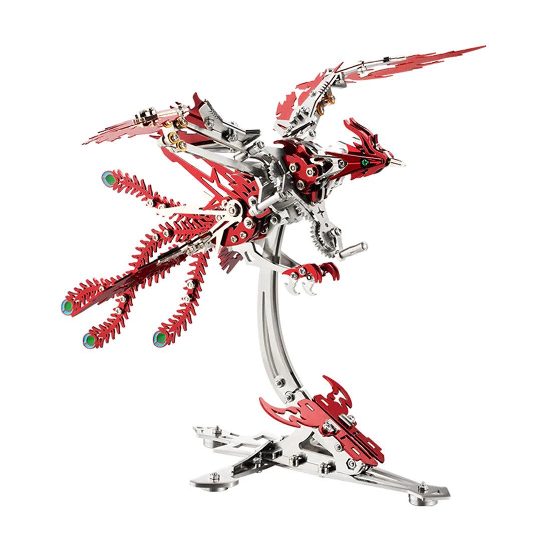 Estrelik™ | Phoenix Rising 3D Mechanical Stainless Steel Bionic Assembly Kit