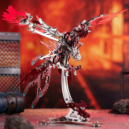Estrelik™ | Phoenix Rising 3D Mechanical Stainless Steel Bionic Assembly Kit