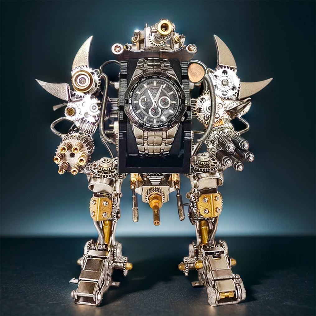 Estrelik™ | Titan Guardian Mecha Watch Stand - 3D Metal Puzzle