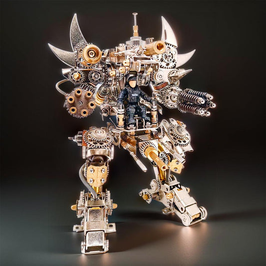 Estrelik™ | Titan Guardian Mecha Watch Stand - 3D Metal Puzzle