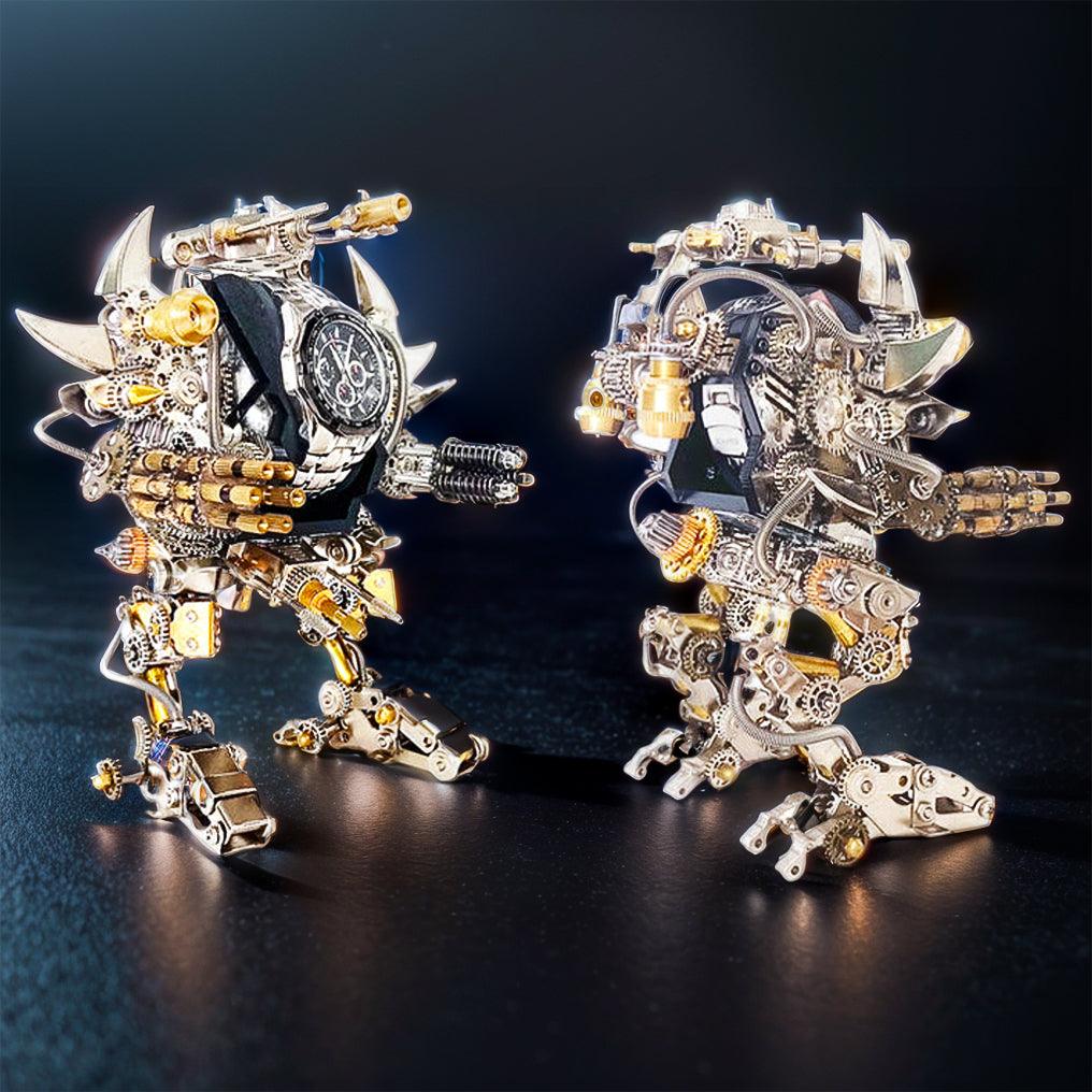 Estrelik™ | Titan Guardian Mecha Watch Stand - 3D Metal Puzzle