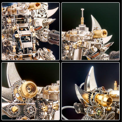 Estrelik™ | Titan Guardian Mecha Watch Stand - 3D Metal Puzzle