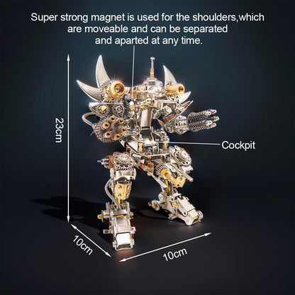 Estrelik™ | Titan Guardian Mecha Watch Stand - 3D Metal Puzzle