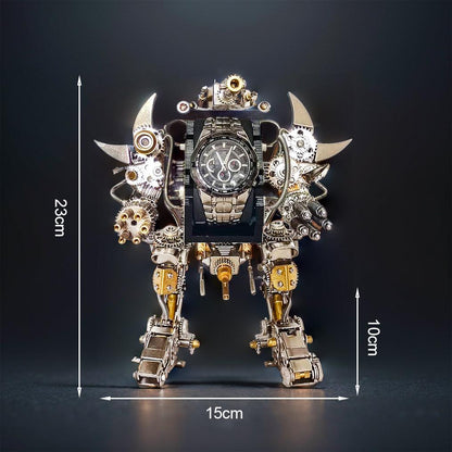 Estrelik™ | Titan Guardian Mecha Watch Stand - 3D Metal Puzzle