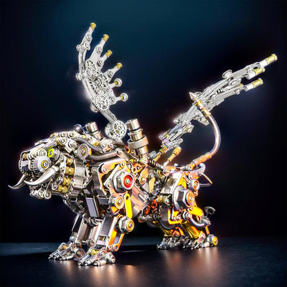Estrelik™ | Mechanical Winged Tiger 3D Metal Puzzle 700+ Pieces