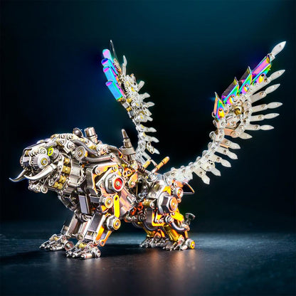 Estrelik™ | Mechanical Winged Tiger 3D Metal Puzzle 700+ Pieces