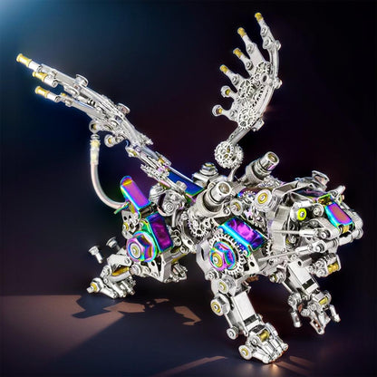 Estrelik™ | Mechanical Winged Tiger 3D Metal Puzzle 700+ Pieces