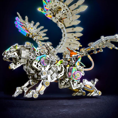 Estrelik™ | Mechanical Winged Tiger 3D Metal Puzzle 700+ Pieces