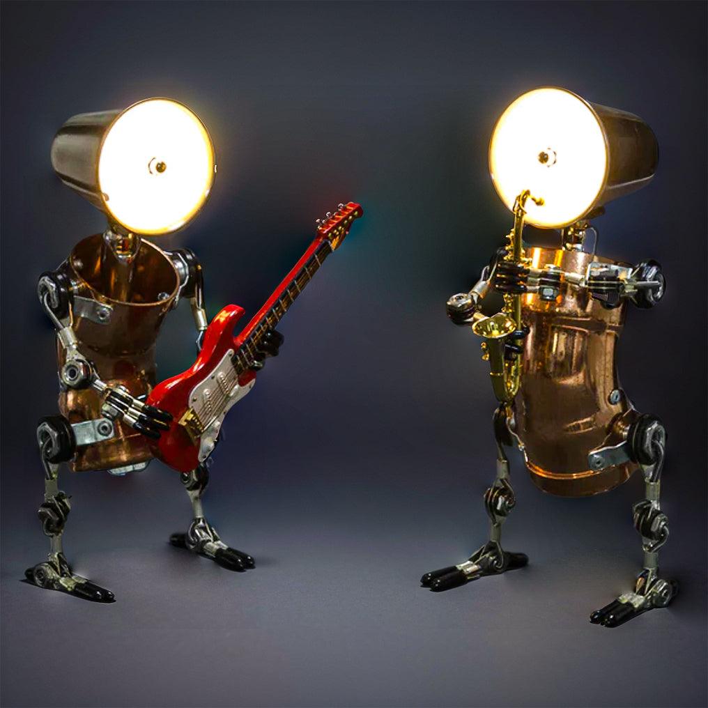 Estrelik™ | DIY 3D Metal Steampunk Hand-Assembled Robot Band Model