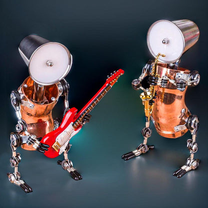 Estrelik™ | DIY 3D Metal Steampunk Hand-Assembled Robot Band Model