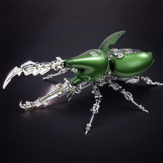 Estrelik™ | DIY 3D Beetle with Long Horn Metal Model Puzzles Kits