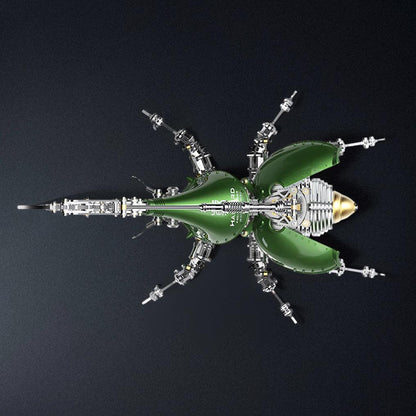 Estrelik™ | DIY 3D Beetle with Long Horn Metal Model Puzzles Kits