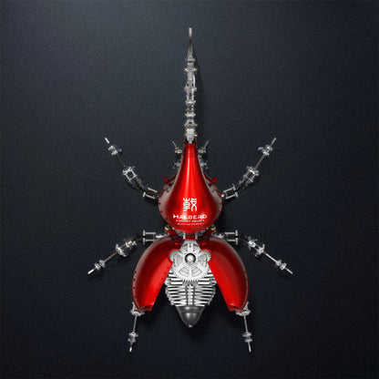 Estrelik™ | DIY 3D Beetle with Long Horn Metal Model Puzzles Kits