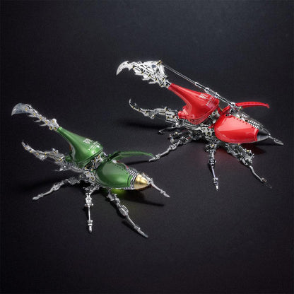 Estrelik™ | DIY 3D Beetle with Long Horn Metal Model Puzzles Kits