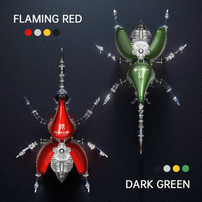 Estrelik™ | DIY 3D Beetle with Long Horn Metal Model Puzzles Kits