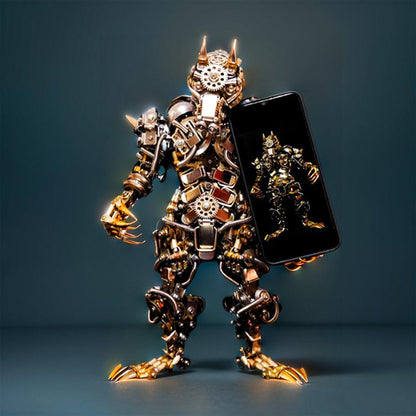 Estrelik™ | ALPHA HUNTER 3D Metal Wolfman Model Kit