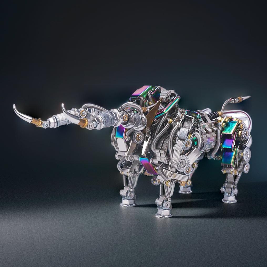 Estrelik™ | DIY 3D Metal Mechanical Bull Animal Model Assembly Kit 1087Pcs