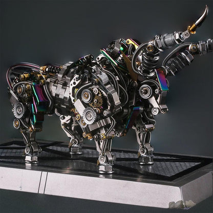 Estrelik™ | DIY 3D Metal Mechanical Bull Animal Model Assembly Kit 1087Pcs